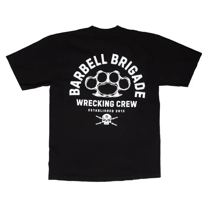 Barbell Brigade 2025 T-Shirt de gymnastique d'été pour hommes en coton à manches courtes musculation Fitness entraînement musculaire t-shirts vêtements de sport à la mode