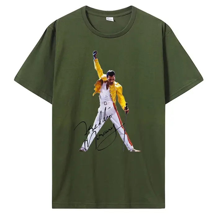 Freddie Mercury T-shirt surdimensionné à manches courtes