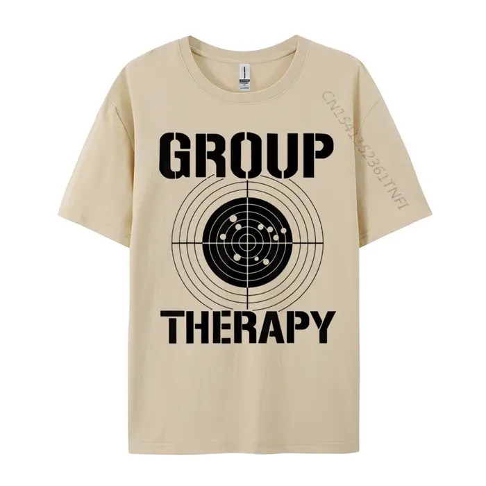 T-shirt rétro en coton pour hommes, vêtements décontractés, t-shirts en Y, thérapie de groupe, quali
