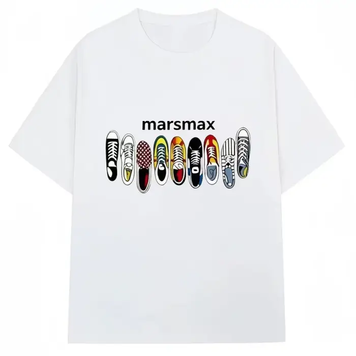 T-shirt tendance pour homme en coton 100% Mars Max Print