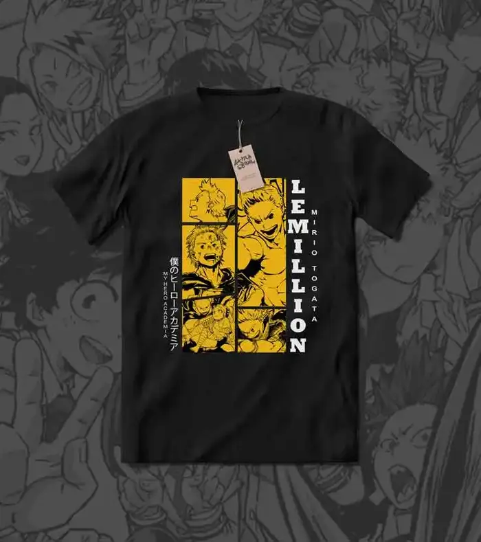 POLO ANIME HERO ACADEMIA – Chemise en coton LEMILLION