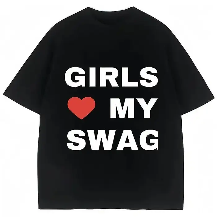 T-shirt drôle du rappeur Chief Keef Girls Love My Swag pour femmes