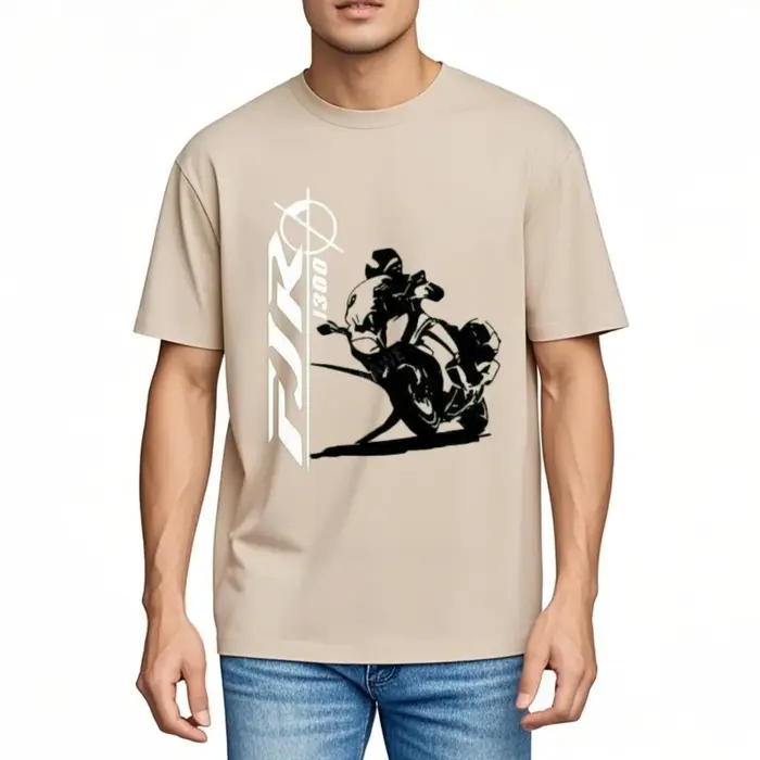 Offres spéciales nouvelle marque-vêtements T-Shirts hip-hop Simple épissage T-Shirt hauts FJR 1300 T-Shirt moto pour les Fans d'équitation T-Shirt
