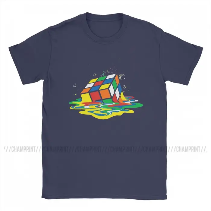 Drôle Cube de fusion Sheldon la théorie du Big Bang T-Shirts hommes 100% coton