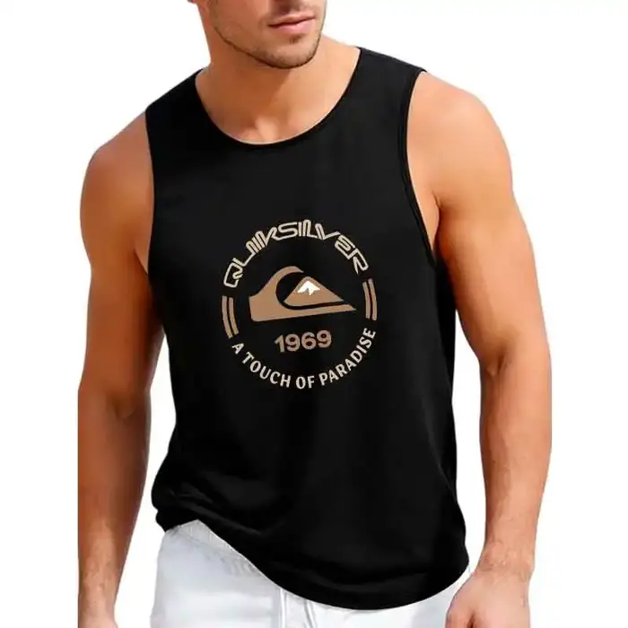 Débardeur imprimé avec logo Quiksilver 1969 pour homme