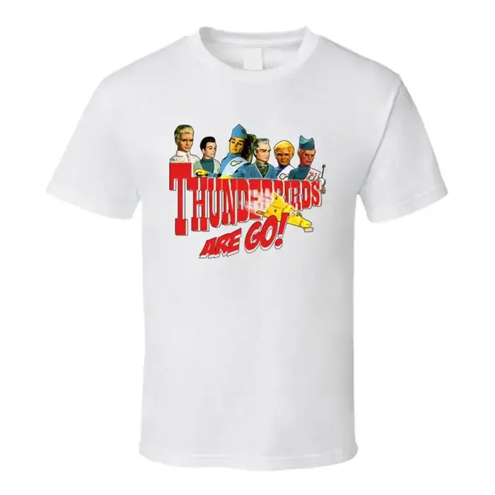 T-shirt classique de marionnettes de dessin animé Thunderbirds