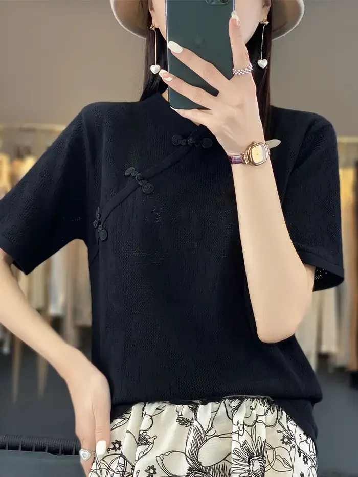 T-shirt à manches courtes pour femme