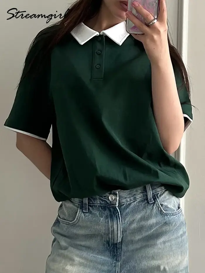 Streamgirl – T-shirts polo d'été pour femmes