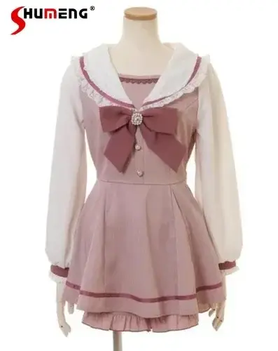 Rojita – robe japonaise à manches longues et col marin pour femmes