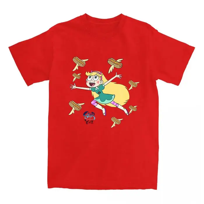Étoile contre. Les Forces du mal T-shirt drôle dessin animé