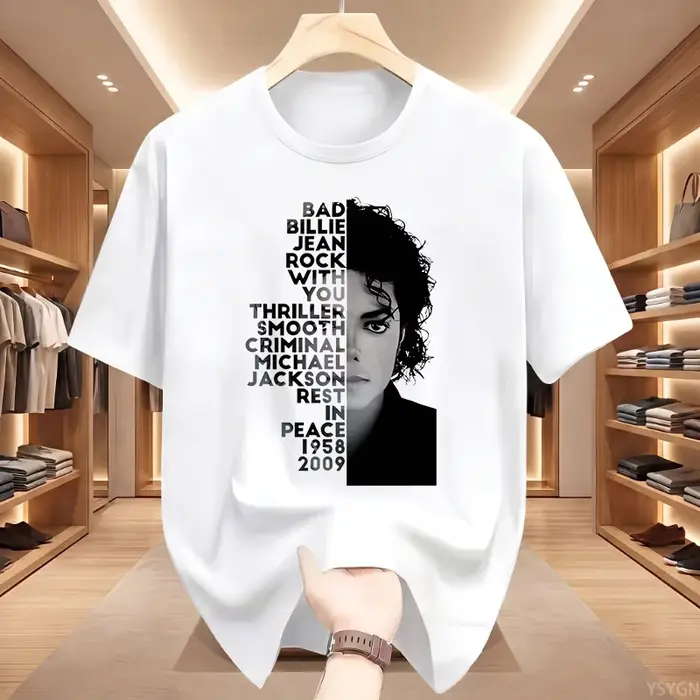 T-shirts Michael Jackson King of Pop pour femme