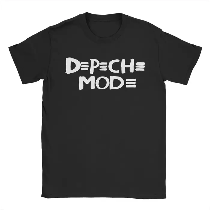 T-shirts de la groupe de musique Depeche pour hommes Mode T-shirt vintage en coton à col rond et