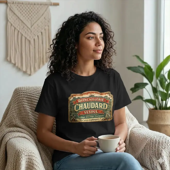 T-shirts vintage Quincaillerie Chaudard Vesoul pour hommes