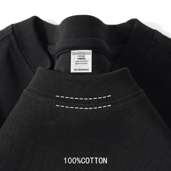 T-shirt Homme Vert Forêt Robuste 400 grammes Coton Pur Américain Manches Courtes Été Décontracté Haut de Base Coupe Ample