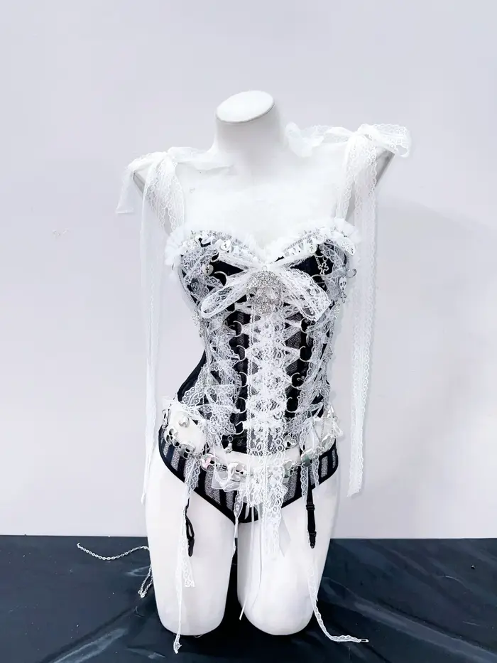 Crop Top Vintage Gothic Skull Top pour filles