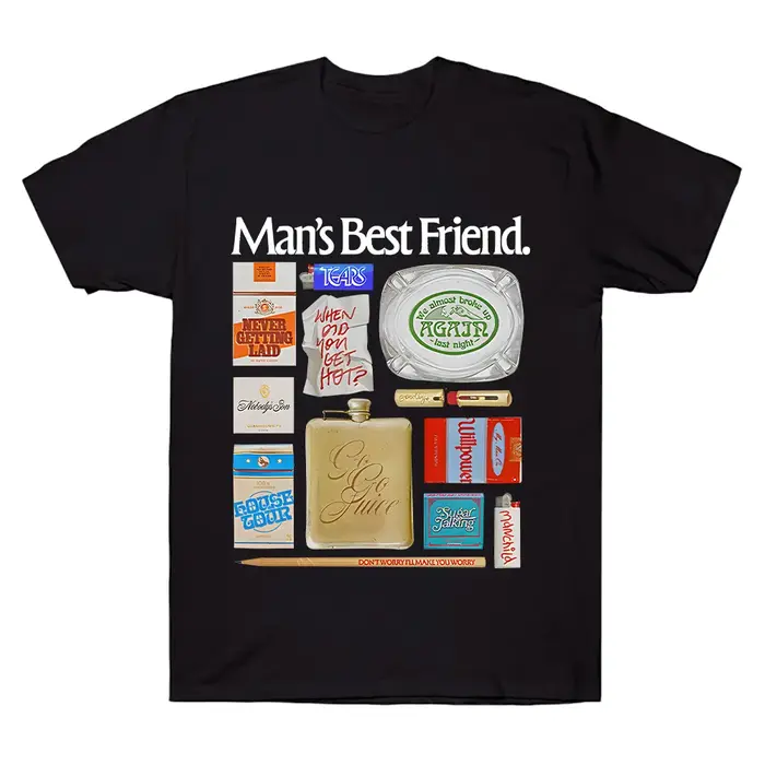 Sabrina charpentier homme meilleur ami objet T-Shirt été femmes T-shirts surdimensionné Y2k manches courtes couverture en coton vêtements unisexes