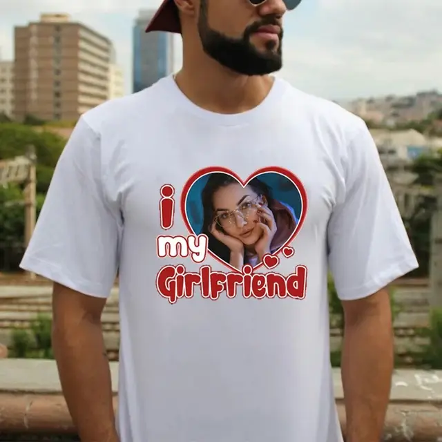 T-shirt personnalisé I Love My Girlfriend