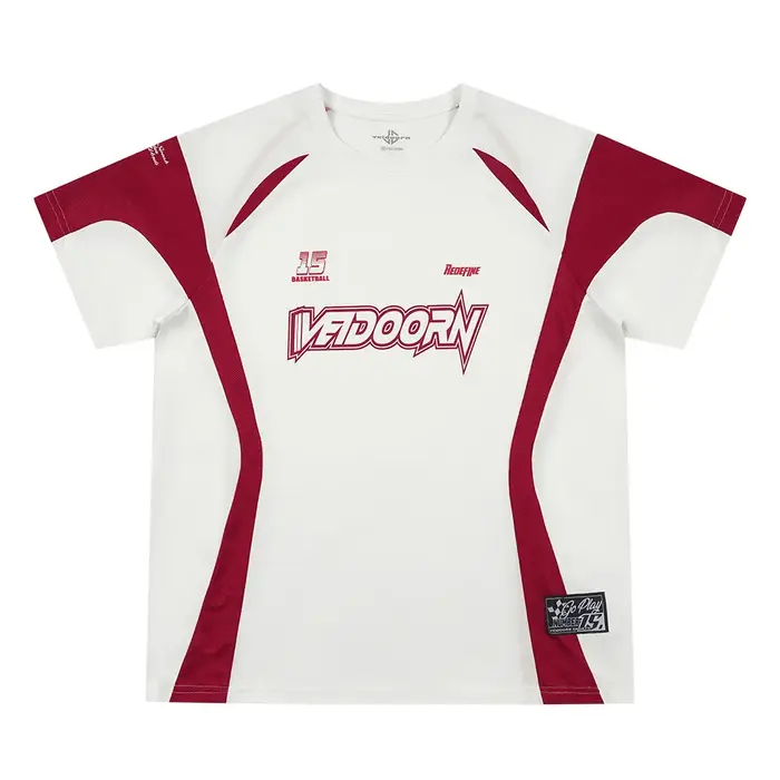 Veidoorn T-shirt d'entraînement à séchage rapide pour hommes et femmes, respirant, à manches courtes
