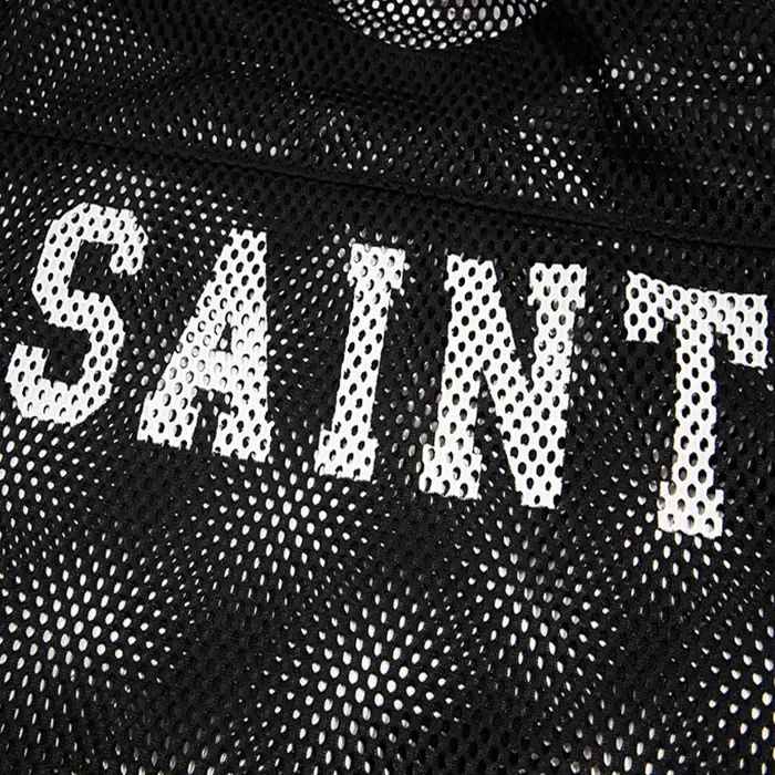 Classique lettre Logo imprimé Saint maille T-Shirt hommes femmes décontracté mode surdimensionné