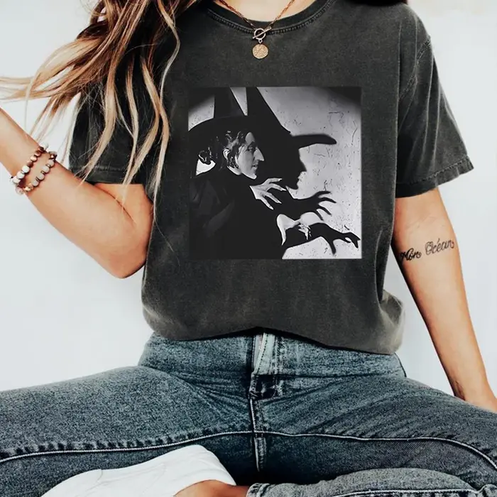 Mèche sorcière de l'ouest t-shirt Vintage assistant