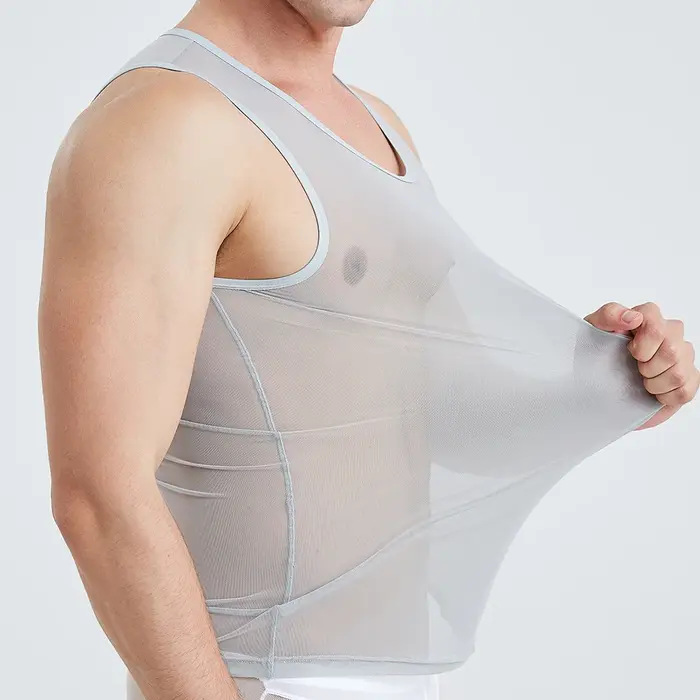 Débardeurs pour hommes en maille respirante