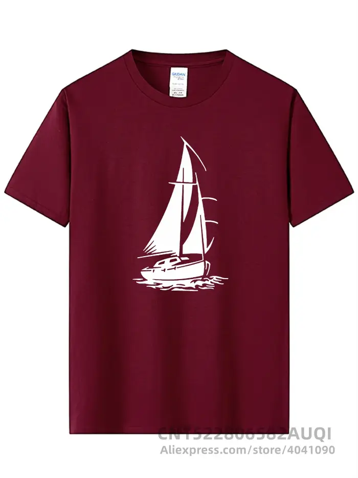 T-shirt homme drôle Yacht bateau