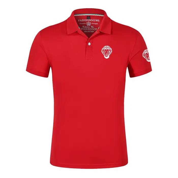 Polos College à manches courtes pour hommes