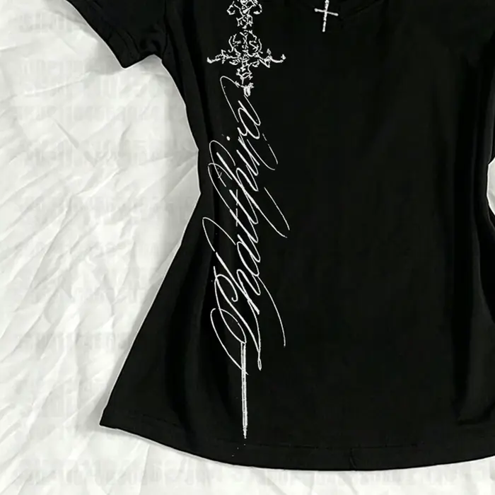 T-shirts pour femmes, col en V