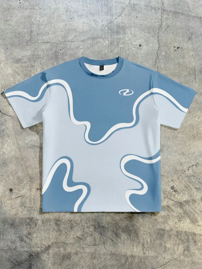 Le nouveau T-shirt pour hommes d'été 2025 est un design imprimé en 3D doux et respirant à la mode dé