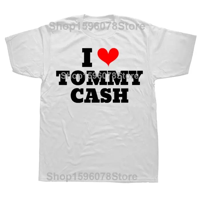 Drôle Eurovision Estonie 2025 J'aime Tommy Cash T-shirts Hommes Femmes Mode T-shirt Décontracté 100%