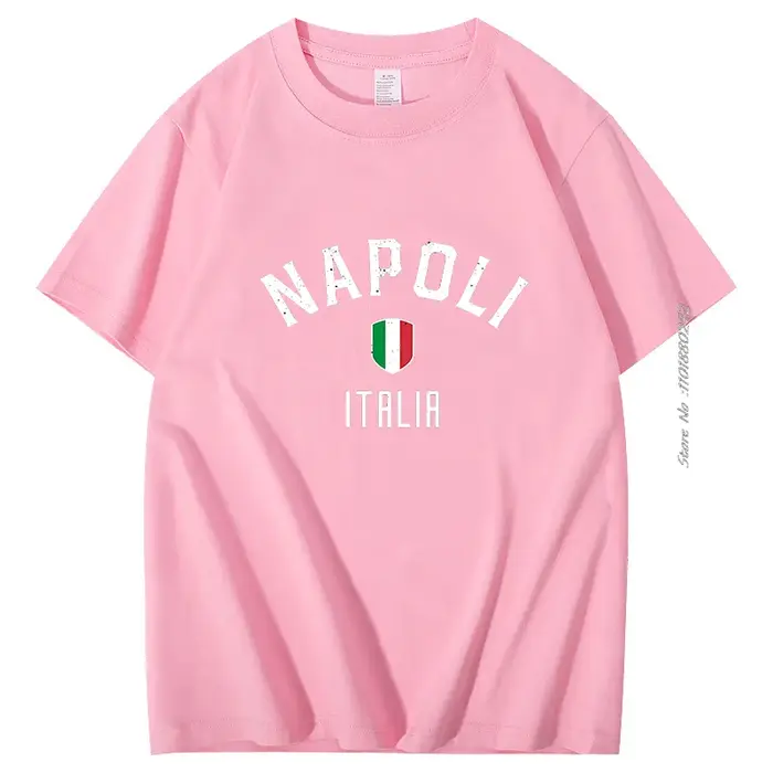 Napoli Campioni D'italia T-Shirt personnalisé unisexe graphique T-Shirts à manches courtes