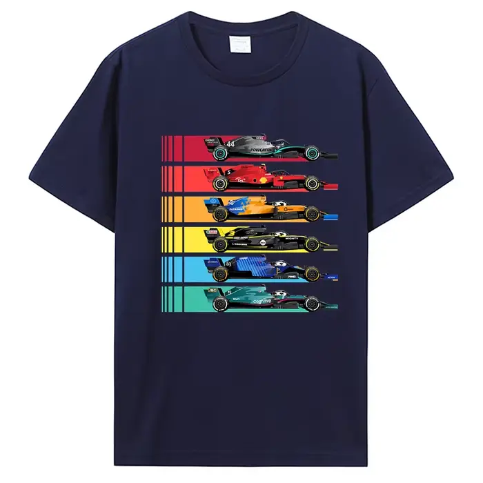 F1 Team Racing Fans T-shirt formule un Racer Lando Norris t-shirts hommes femmes Vintage
