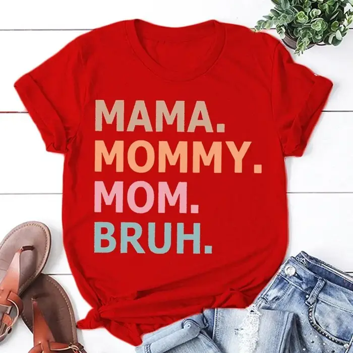 T-shirt manches courtes col rond femme