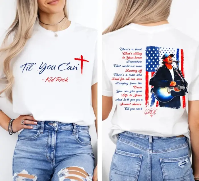 T-shirt à thème chrétien de Kid Rock