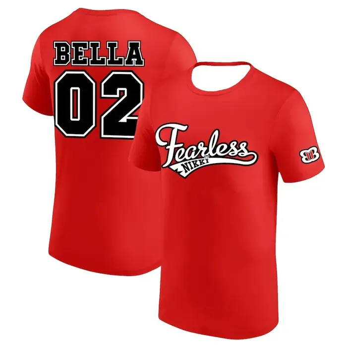 Vêtements d'été pour hommes Nikki Bella T-Shirt sans peur