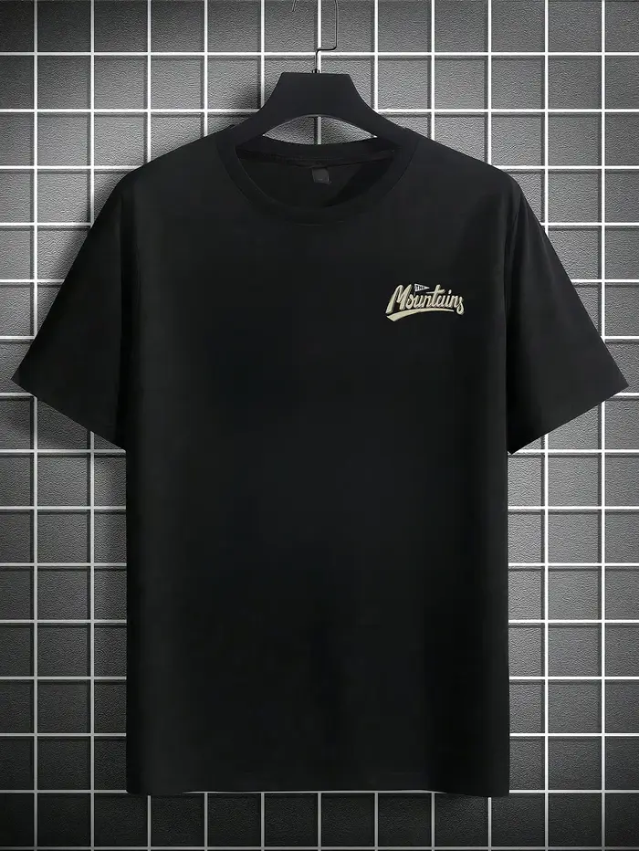 T-shirt pour homme de style rétro pour le camping en montagne
