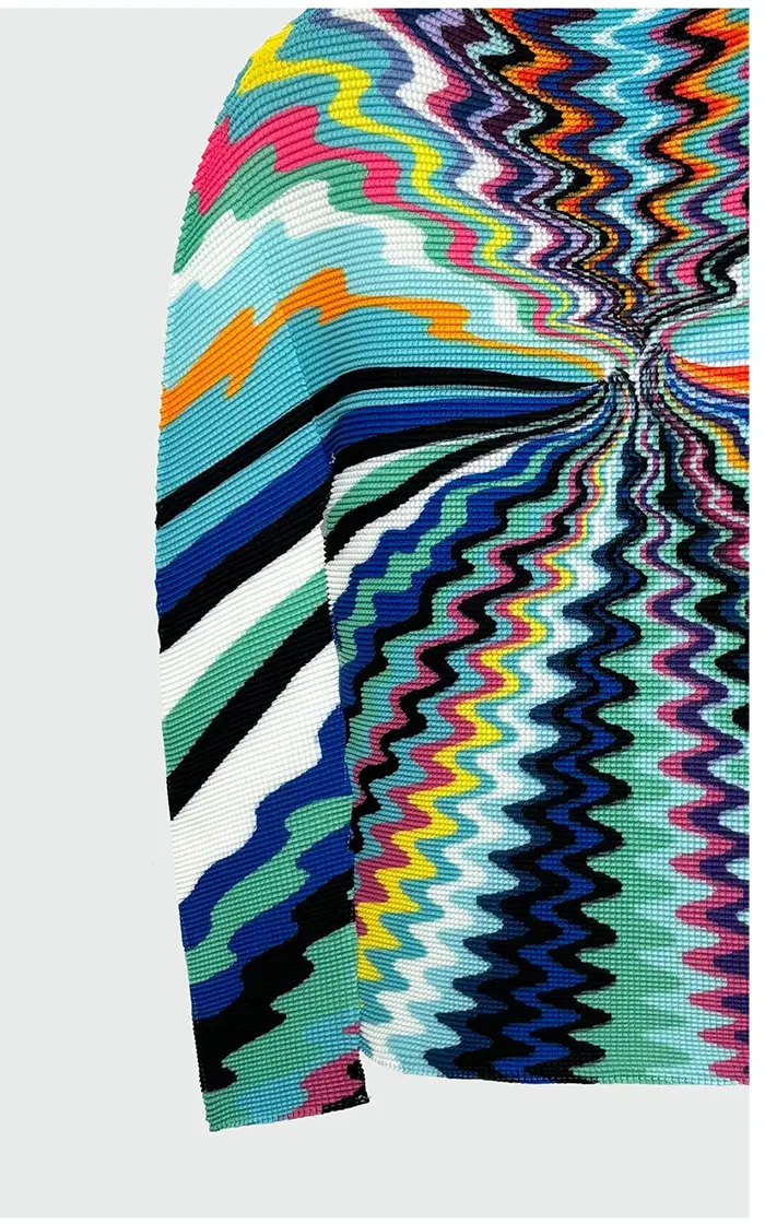 T-shirt imprimé Miyake pour femme