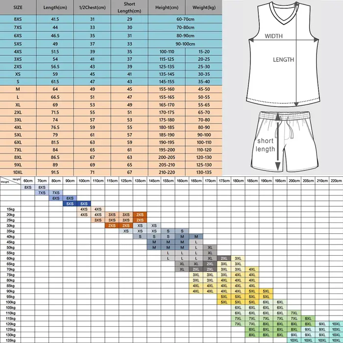 Maillot de Basket-Ball Réversible Personnalisé avec Nom et Numéro Imprimés