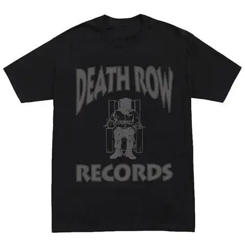 Death Row Records – T-shirt graphique Hip Hop Vintage pour hommes et femmes