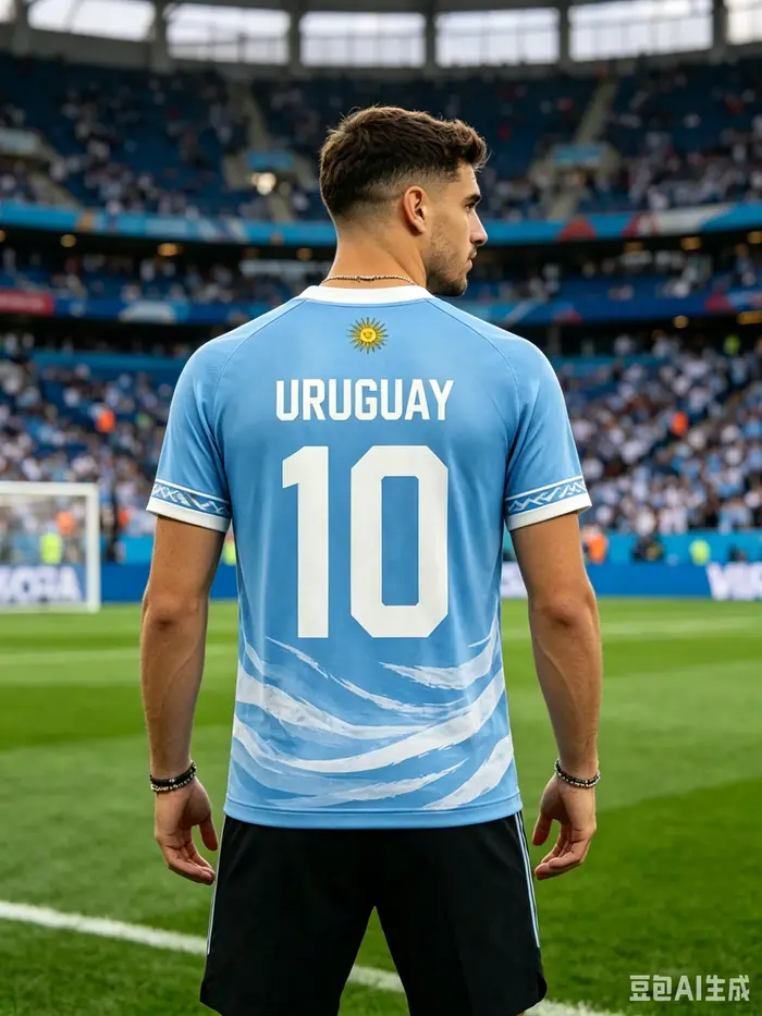 T-shirt d'été pour homme Uruguay 10