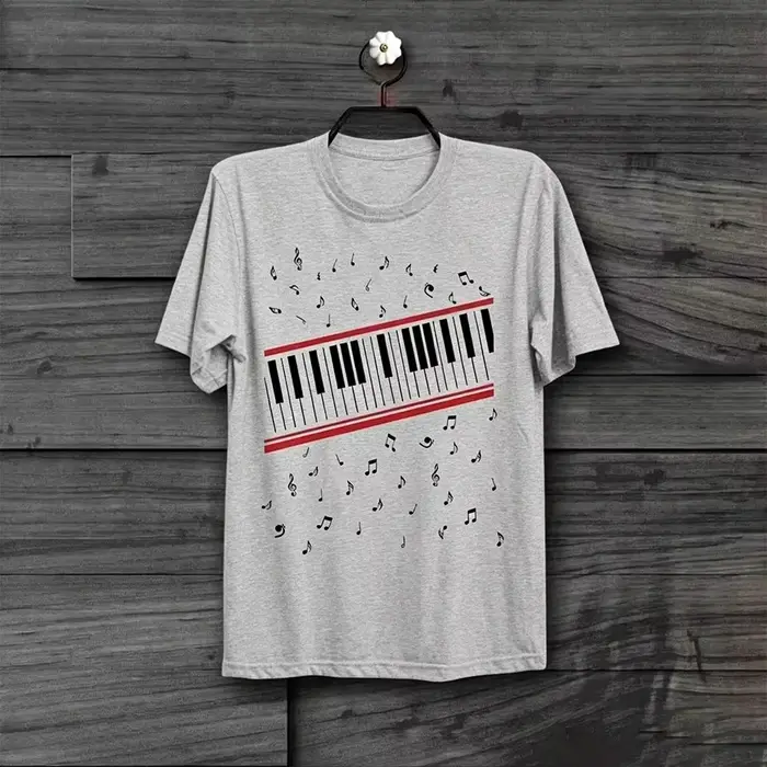 T-shirt imprimé Michael Jackson Movie MJ Beat It Piano