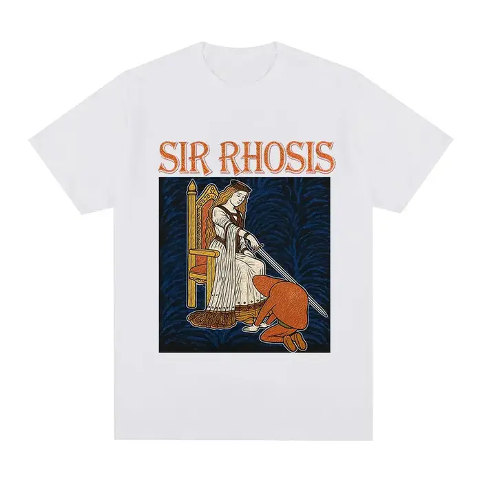 Sir Rhosis T-shirt médiéval drôle ivre chevalier Meme graphique