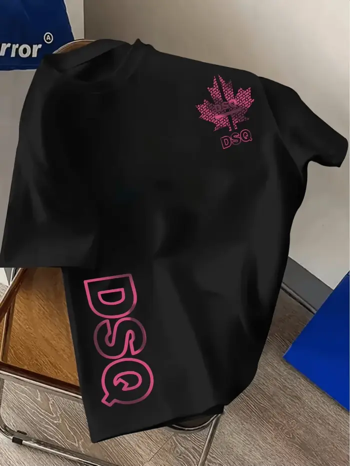 T-shirt de mode urbaine dsq pour hommes