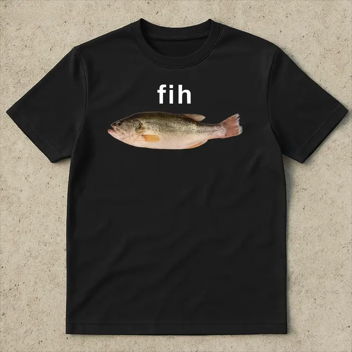 T-shirt Fih Fish pour homme