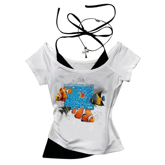 T-shirt Frutiger Aero pour femme