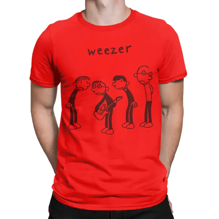 Weezer 1994 Album bande t-shirt pour hommes femmes cadeau t-shirts vêtements en coton
