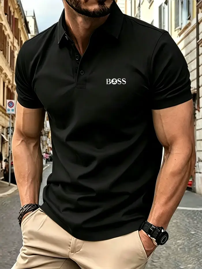 Polo décontracté respirant et confortable pour homme, collection été 2026 – T-shirt à manches courte