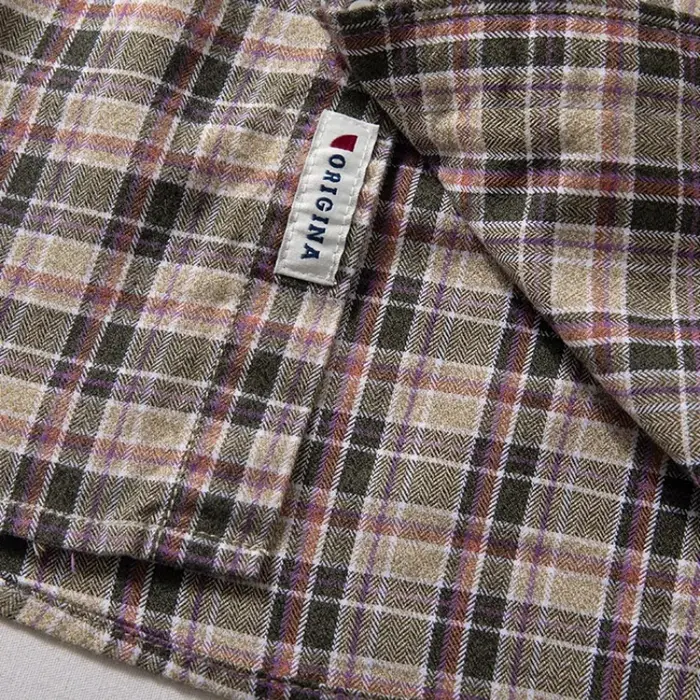 Chemise à carreaux pour hommes
