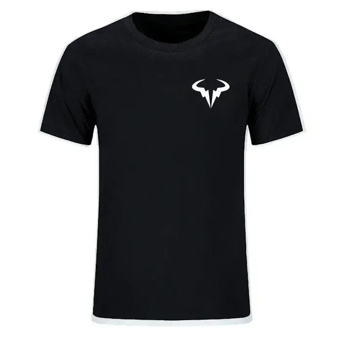 T-shirt imprimé populaire Rafael B B Nadal pour homme, T-shirt en coton à manches courtes, haut à co