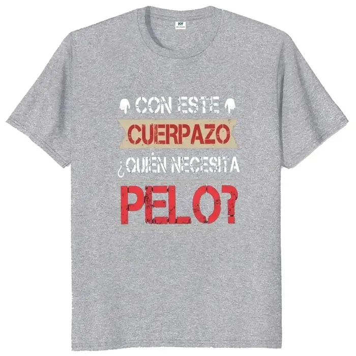 Quien Necesita PELO impression hommes t-shirt été décontracté quotidien en plein air Streetwear col rond à manches courtes haut t-shirt pour hommes